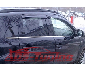  Дефлекторы окон для Mitsubishi ASX 2010+ (EGR, 92460033B)