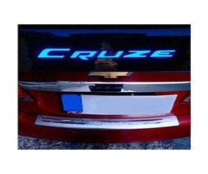  Хром накладка с подсветкой LED над номерным знаком Chevrolet Cruze (JMT, CHCR.RM01)