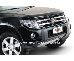 Дефлектор капота для Mitsubishi Pajero 2007+ (EGR, 026131)