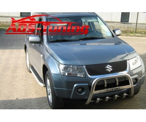  Передняя защита с защитой картера и надписью для Suzuki Grand Vitara 2006- (Can-Otomotive, SUGV.35.3198)