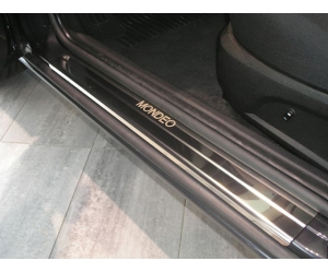  Накладки на внутренние пороги для Ford Mondeo II/III 1996-2007 (Nata-Niko, P-FO19)