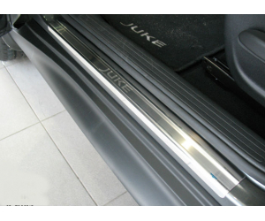  Накладки на внутренние пороги для Nissan Juke 2010+ (Nata-Niko, P-NI07)