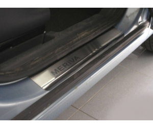 Накладки на внутренние пороги для Opel Meriva II 2010+ (Nata-Niko, P-OP14)