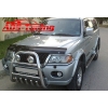  Передняя защита высокая с трубой и защитой картера для Mitsubishi Pajero Sport 2005- (Can-Otomotive, ADSMIPS.37.2030)