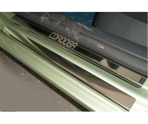  Накладки на внутренние пороги для Seat Cordoba III (5D) 2003-2009 (Nata-Niko, P-SE08)