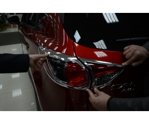  Хромированные накладки задних фар для Mazda CX-5 2011+ (Kindle, CX5-L22)
