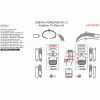  Накладки в салон Subaru Forester 2008- (Wowtrim, SUFR09C.RBBCF)