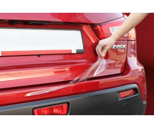  Накладка на задний бампер (защитная пленка) для BMW X3 2010- (AUTOPRO, BMWX310.RSP)