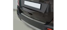  Накладка на задний бампер для Mitsubishi Lancer X (4D) 2007+ (NataNiko, B-MI05)