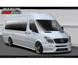  Аэродинамический передний бампер для Mercedes Sprinter W906 2006- (AD-TUNING, MSFB014)