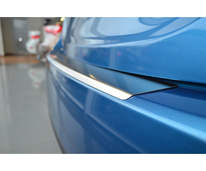 Накладка с загибом на задний бампер для Peugeot 208 2013+ (NataNiko, Z-PE07)