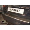  Накладка с загибом на задний бампер для Renault Fluence 2010+ (NataNiko, Z-RE02)