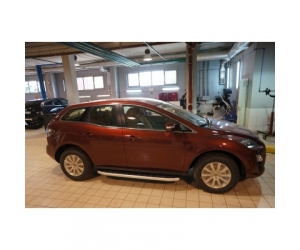 Пороги алюминиевые (Alyans) для MAZDA CX-7 2011+ (Can-Otomotive, )