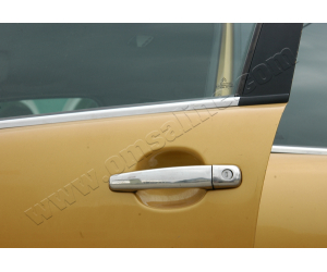  Накладки на дверные ручки (нерж., 4-шт.) для Citroen C3 (5D) HB 2002-2009 (Omsa Prime, 1502041)