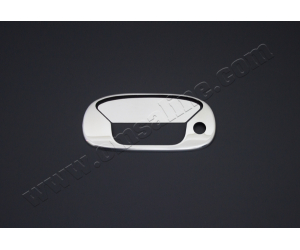  Накладка на ручку двери багажника (нерж., 2 шт.) для Fiat Doblo 2000+ (Omsa Prime, 2520051)
