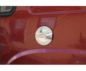  Накладка на лючок бензобака (нерж.) для Fiat Doblo I 2000-2010 (Omsa Prime, 2520071)