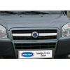 Накладки на решетку радиатора (нерж., 2 шт.) для Fiat Doblo I 2006-2010 (Omsa Prime, 2520081) Накладки на решетку радиатора (нерж., 2 шт.) для Fiat Doblo I 2006-2010 (Omsa Prime, 2520081)