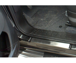  Накладки на пороги (нерж.) для FIAT Doblo II 2010+ (Omsa Prime, 2524092)