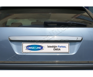  Накладка крышки багажника (над номером, нерж.) для Ford Focus II HB 2005-2008 (Omsa Prime, 2602052)