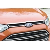  Хром накладка на передний край капота (кромка капота) для Ford Ecosport 2014+ (Kindle, FC-C32)