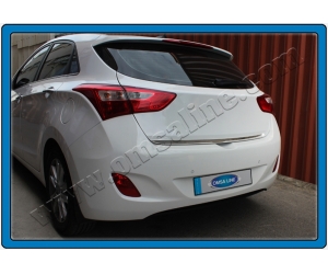  Хром накладка на кромку багажника (нерж.) для Hyundai i30 2012+ (Omsa Prime, 3215053)