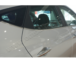  Нижние молдинги стекол (нерж., 6 шт.) для Hyundai ix35 2010-2015 (Omsa Prime, 3208141)