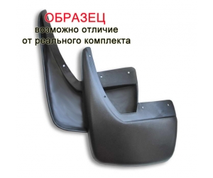  Брызговики задние (полиуретан) для FIAT 500 2007+ (Novline, EXP.NLF.15.12.E11) 