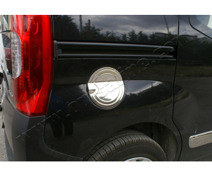  Накладка на лючок бензобака (нерж.) для Peugeot Bipper 2008+ (Omsa Prime, 2521071)