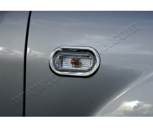  Окантовка на повторители поворота (нерж., 2 шт.) для Seat Ibiza III (5D/3D) HB 2000-2009 (Omsa Prime, 9500151)