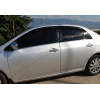  Нижние молдинги стекол (нерж., 4 шт.) для Toyota Corolla SD 2007-2012 (Omsa Prime, 7011141)