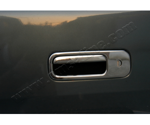  Накладка на ручку двери багажника (нерж., 2 шт.) для VW Caddy 2004-2009 (Omsa Prime, 7520051)