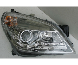  Передняя альтернативная оптика для Opel Astra H 2004-2010 (JUNYAN, HU318E1-00-1-E-00)
