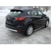 БОКОВЫЕ ПОРОГИ D42 С ЛИСТОМ ИЗ НЕРЖАВЕЮЩЕЙ СТАЛИ ДЛЯ MAZDA CX-5 2010+ (UA-TUNING, MAC5.RBLN)
