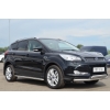  Боковые пороги D42 с листом из алюминия для Ford Kuga 2013+ (UA-TUNING, FOKU.13.RBLA)