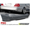  Аэродинамический задний бампер (под парктроник) для Mercedes E-Class (W211) SD 2006-2009 (DT,  ZTME02)