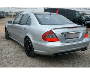  Задний спойлер (Cабля, пенополиуретан) для Mercedes E-Class (W211) 2002-2009 (DT, 01866)