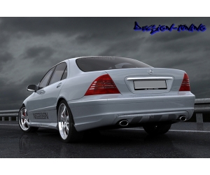  Аэродинамический задний бампер для Mercedes S-Class (W220) 1998-2005 (DT, 60J1)