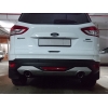  Накладка на задний бампер для Ford Kuga 2013+ (Kindle, FK-B34)