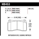  Тормозные колодки на переднюю ось Mitsubishi Lancer EVO X 2008-2011 серии HPPlus (HAWK, HB453N.585)