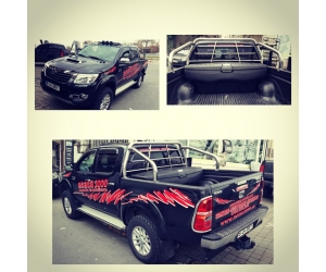  Защита кузова "Roll Bar" для Toyota Hilux 2005+ (Can-Otomotiv, TOYHL.67.5045)