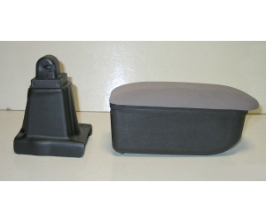 Подлокотник (серый, текстильный) для Fiat Doblo 2010+ (Botec, 64560TG)