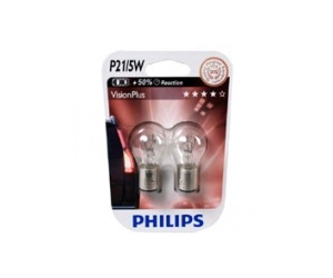  Авто-лампы P21W 12V 21W BA15S (ДВОХНИТ) 2 шт. (Philips, PS 12499 VP B2)