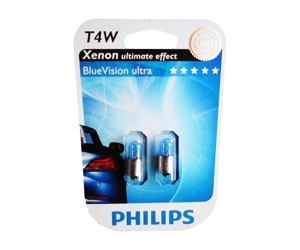  Авто-лампы T4W 12V 4W BA9S T8,5X24,5 1 шт. (Philips, PS 12929 CP)