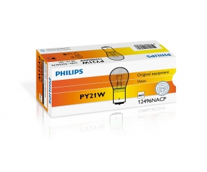  Авто-лампы WY21W 12V 21W WX3X16D AMBER 1 шт. (Philips, PS 12071 CP)