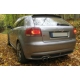  Аэродинамическая накладка на задний бампер (3 дв.) для Audi A3 (8P) 2003-2011 (DT, 13012)