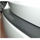  Накладка с загибом на задний бампер (карбон) для Fiat Linea 2012+ (NataNiko, Z-FI01+k)