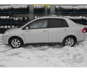  Дефлекторы окон для Nissan Tiida (C11) SD 2004-2014 (COBRA, N11604)