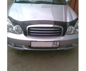  Дефлектор капота для Hyundai Sonata (EF) 2001-2004 (VIP, HYD12)