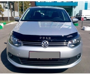  Дефлектор капота для Volkswagen Polo 5 2009-2015 (VIP, VW26)