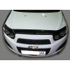  Дефлектор капота для Chevrolet Aveo 2012+ (SIM, SCHAVE1212)